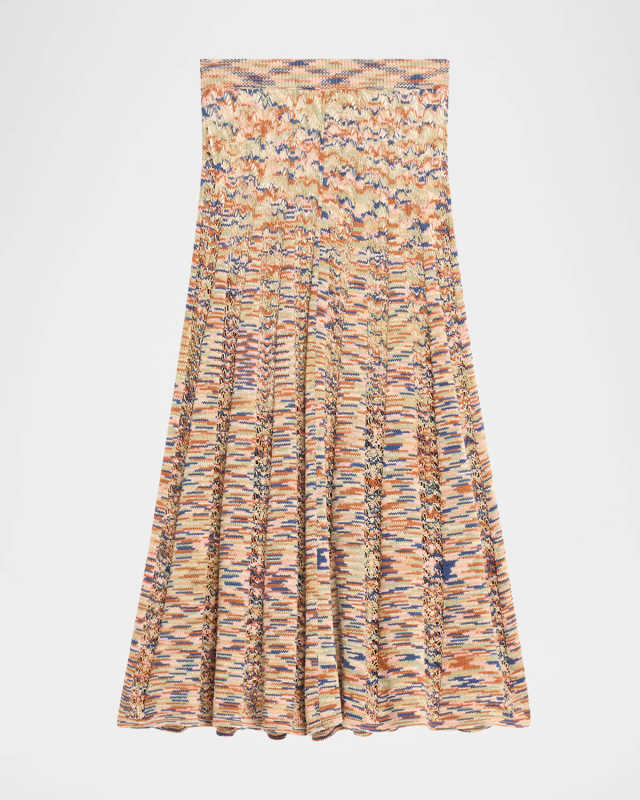 Wylie Flared Knit Skirt